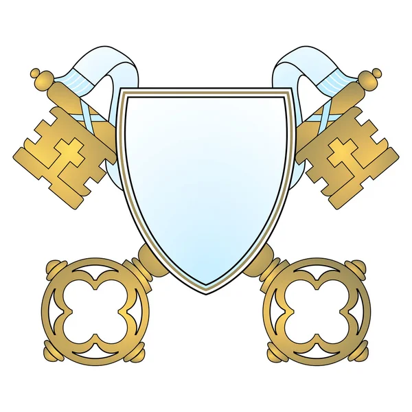 Schlüssel Wappen — Archivo Imágenes Vectoriales