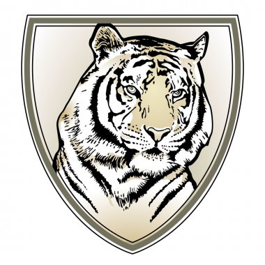 Tiger Wappen clipart