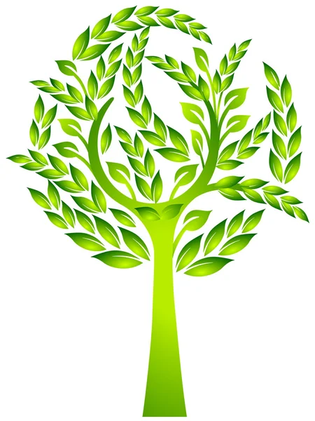 Baum- Blätter — Wektor stockowy