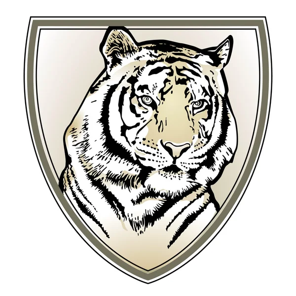 Tygrys wappen — Wektor stockowy
