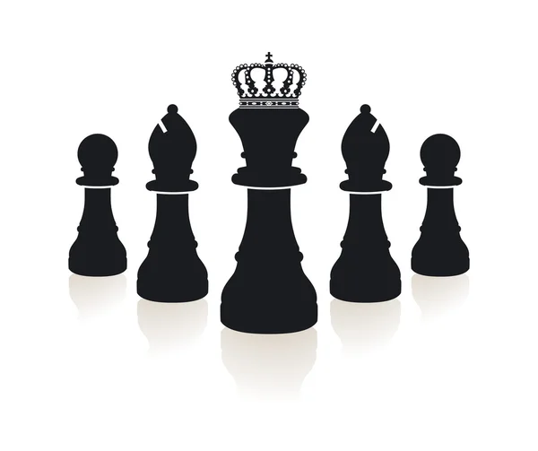 Schachfiguren — 图库矢量图片