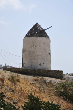 Mykonos Adası yel değirmeni