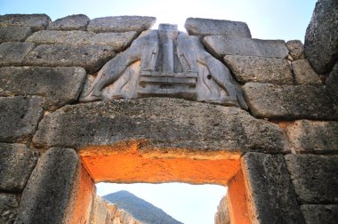 lion gate mycenae.