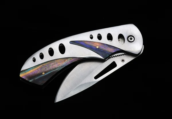 Knife folding — Stock Photo, Image