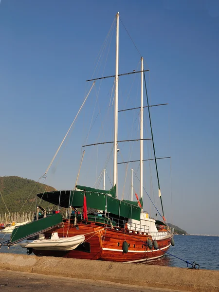 Seehafen marmarmaris Türkei — Stockfoto