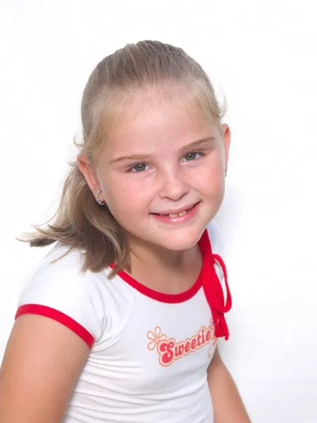 Little girl blonde — Stock Photo, Image