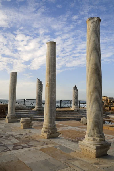 Caesarea museum under opened by sky — Stock Photo, Image