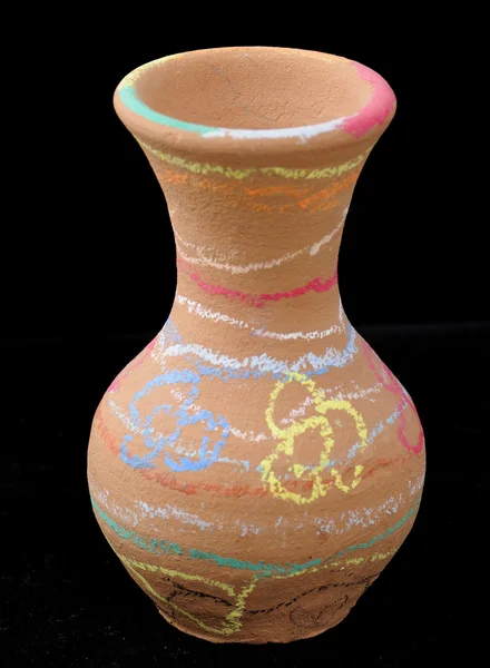 红粘土的花瓶 — 图库照片