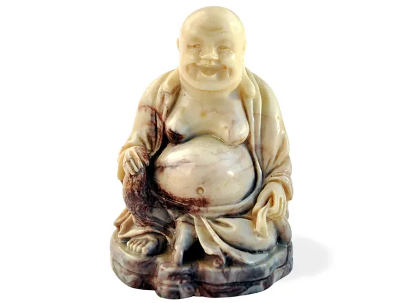 Skrattande buddha. — Stockfoto