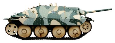 German light tank destroyer of the WWII clipart