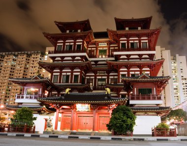 Buddha Tooth Relic Temple in Singapore clipart