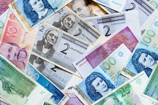 stock image Estonian money