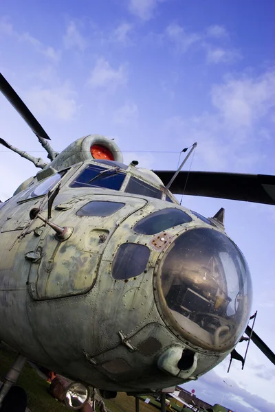Régi szovjet helikopter — Stock Fotó