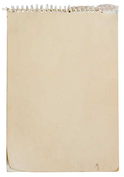 Σημειωματάριο με σπιράλ — Φωτογραφία Αρχείου