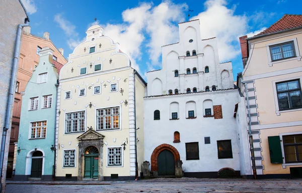 Будинки в Старому місті, Рига — стокове фото