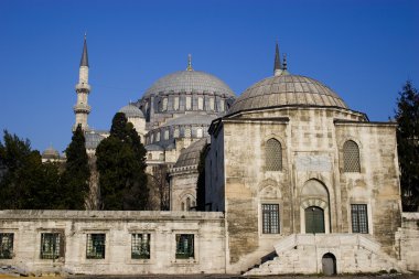 Suleymaniye Mosque in Istanbul clipart