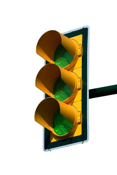 Luce trafica verde — Foto Stock