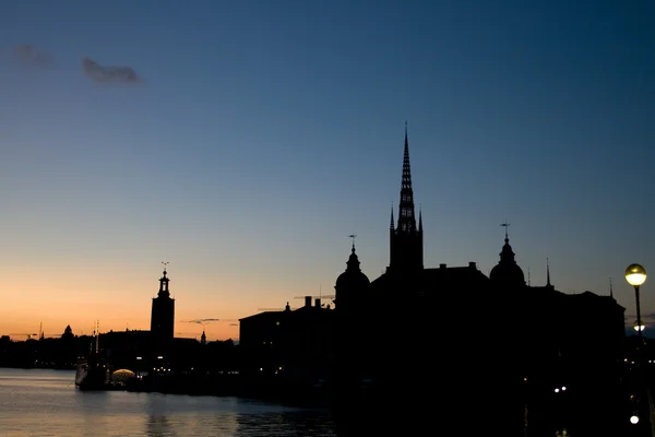 Stockholm au crépuscule — Photo
