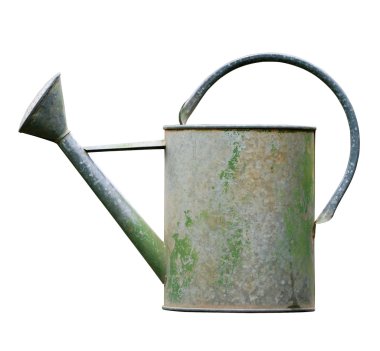 Watering can isolated on white clipart