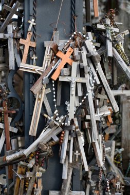 The Hill of Crosses in Lithuania clipart