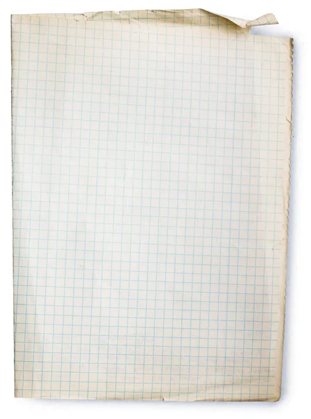 Old Square lined paper — Stock Photo, Image
