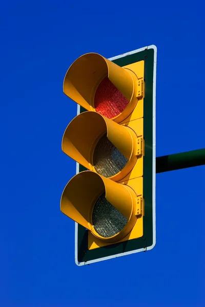 빨간 trafic 빛 — 스톡 사진