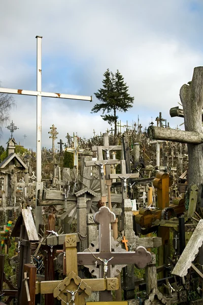 The Hill of Crosses in Lithuania — Stock Photo, Image