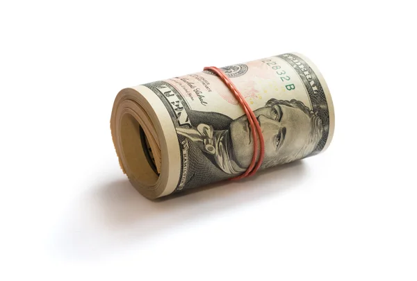 A roll of dollars — Stock Photo, Image