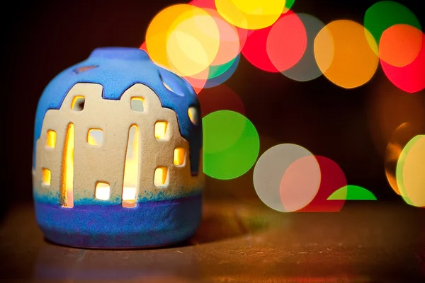 stock image Christmas candlestick