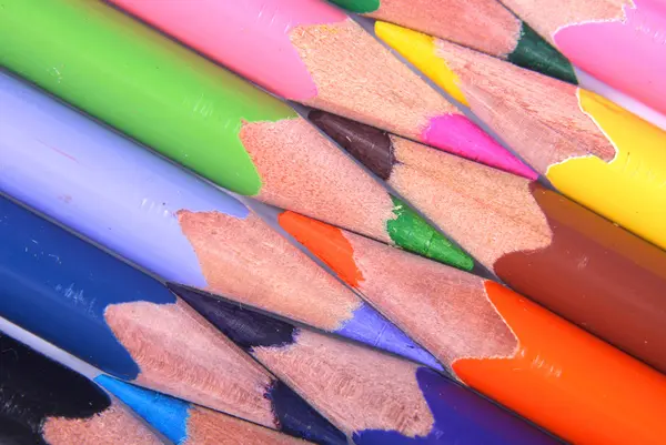 Kleur kleurpotloden — Stockfoto