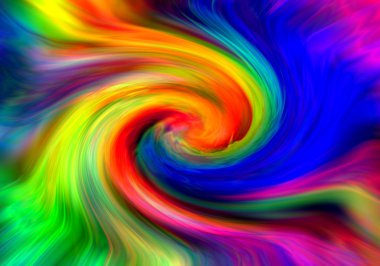 Color twirl clipart