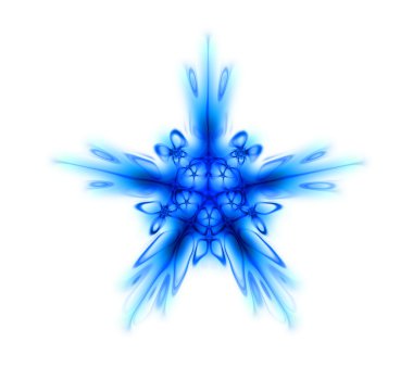 Snow star clipart