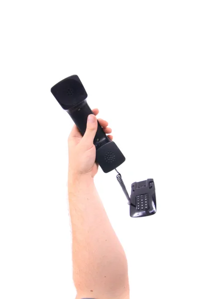 Telefon i handen — Stockfoto