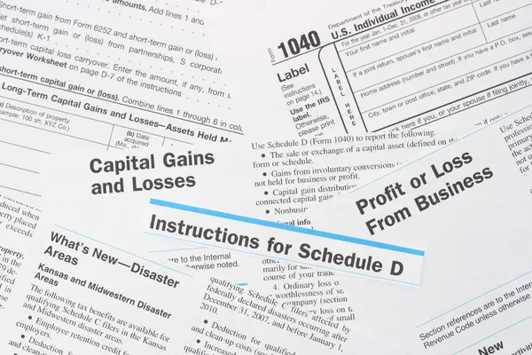 IRS Federal IncomeTax Forms — Stock Photo, Image