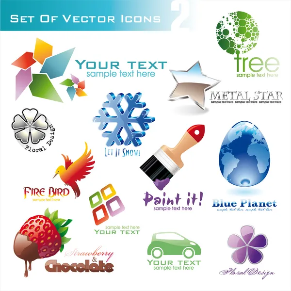 Conjunto de iconos — Vector de stock