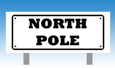 North Pole sign