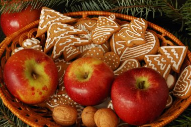 Noel için gingerbreads