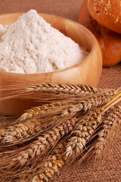 Пшеница с отделкой — стоковое фото