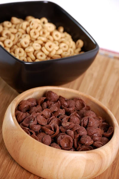 Cereals with honey and with cocoa — Stock Photo, Image