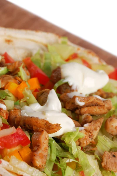 stock image Preparing food - Gyros