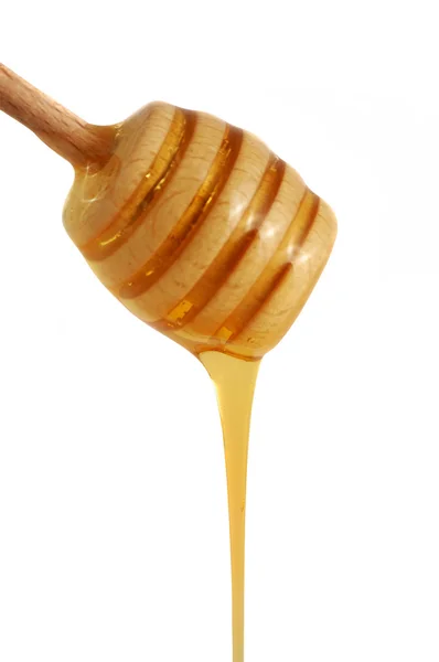 stock image Detail of flowing honey