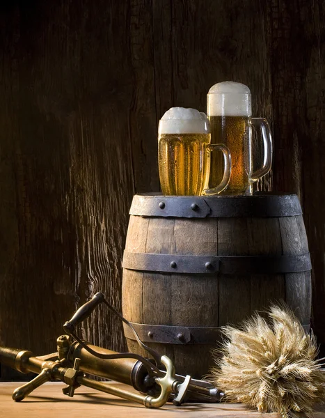 Bodegón con cervezas — Foto de Stock