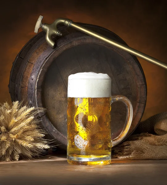 El bodegón con cerveza — Foto de Stock