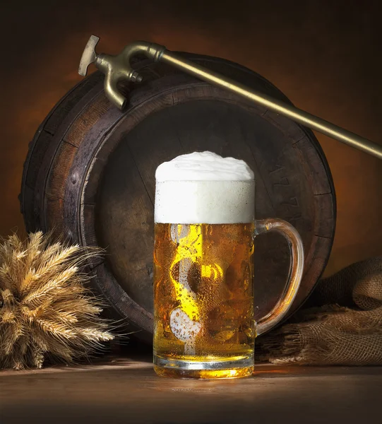 Νεκρή φύση με μπύρα — Φωτογραφία Αρχείου