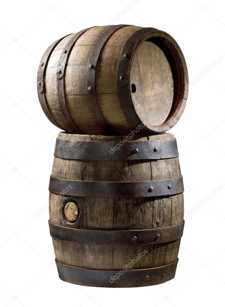 The old wood barrels — Stock Photo © jirkab 2418176