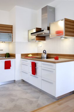 Intinterior of kitchen clipart