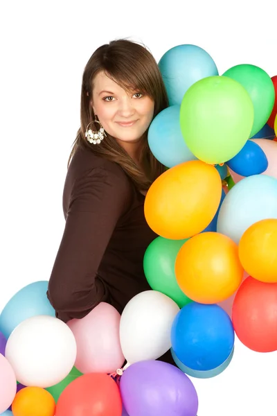 Lekfull med ballonger — Stockfoto