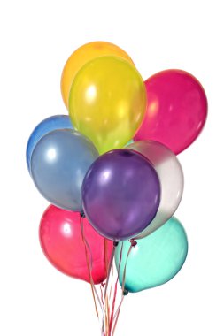 Colorful balloons clipart