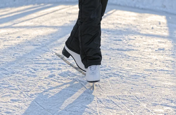 Pernas de patinador — Fotografia de Stock
