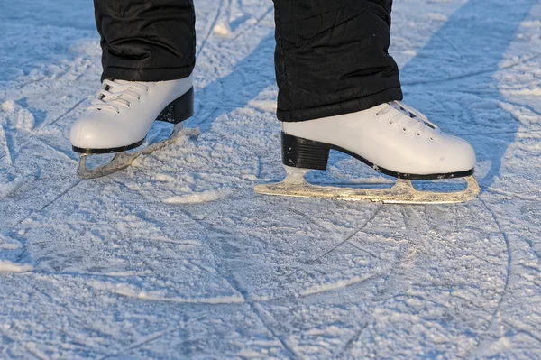Pernas de patinador — Fotografia de Stock